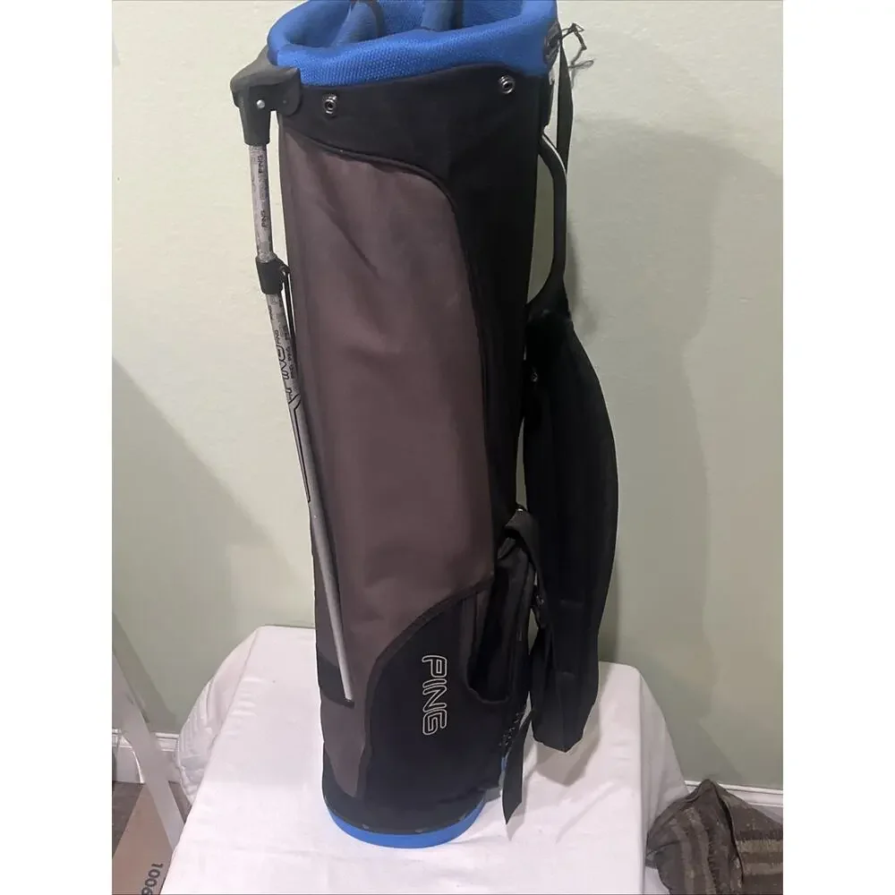 Ping E2 Enhanced Ergonomics 4-Way Divider Golf Stand Bag Blue Golf Bag